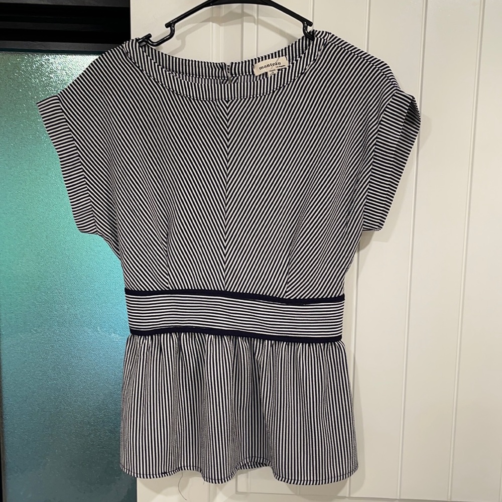 Navy stripped top from Tj max never worn